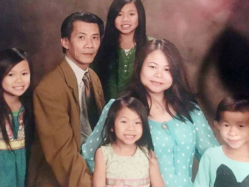 PHOTO: Michael Nguyen, a 54-year old American father of four missing in Vietnam, is seen here with his family in an undated photo.