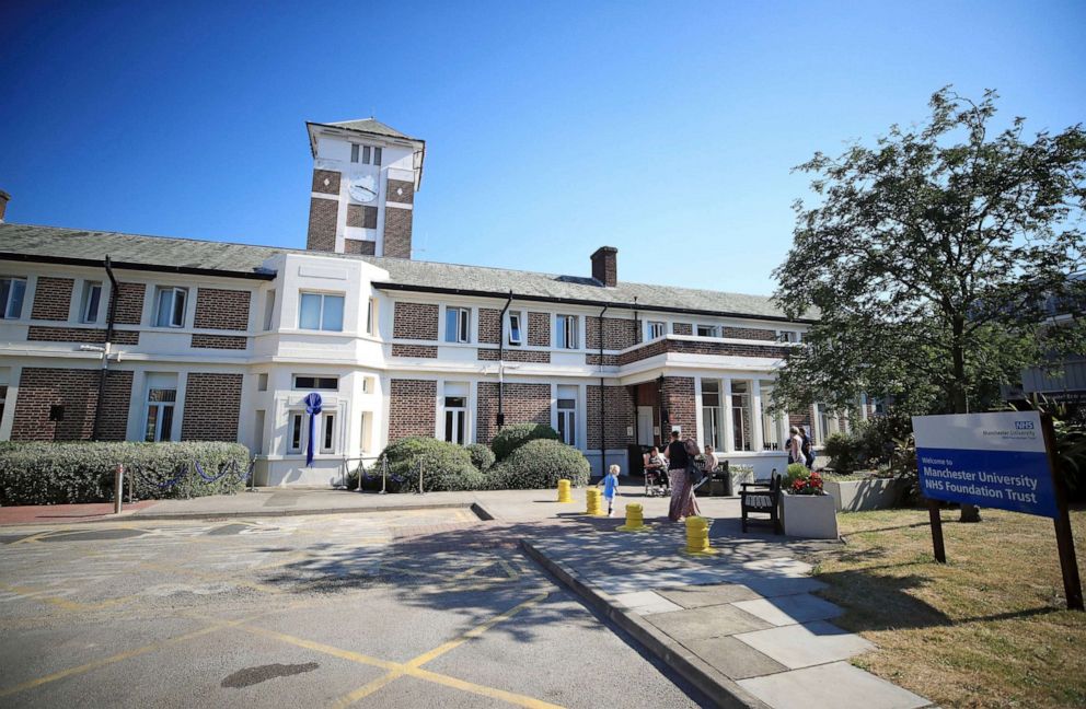 PHOTO: The Manchester University NHS Foundation Trust building at Trafford General Hospital in Manchester, previously known as Park Hospital, where the NHS was launched 70 years ago by the then health secretary Aneurin Bevan.