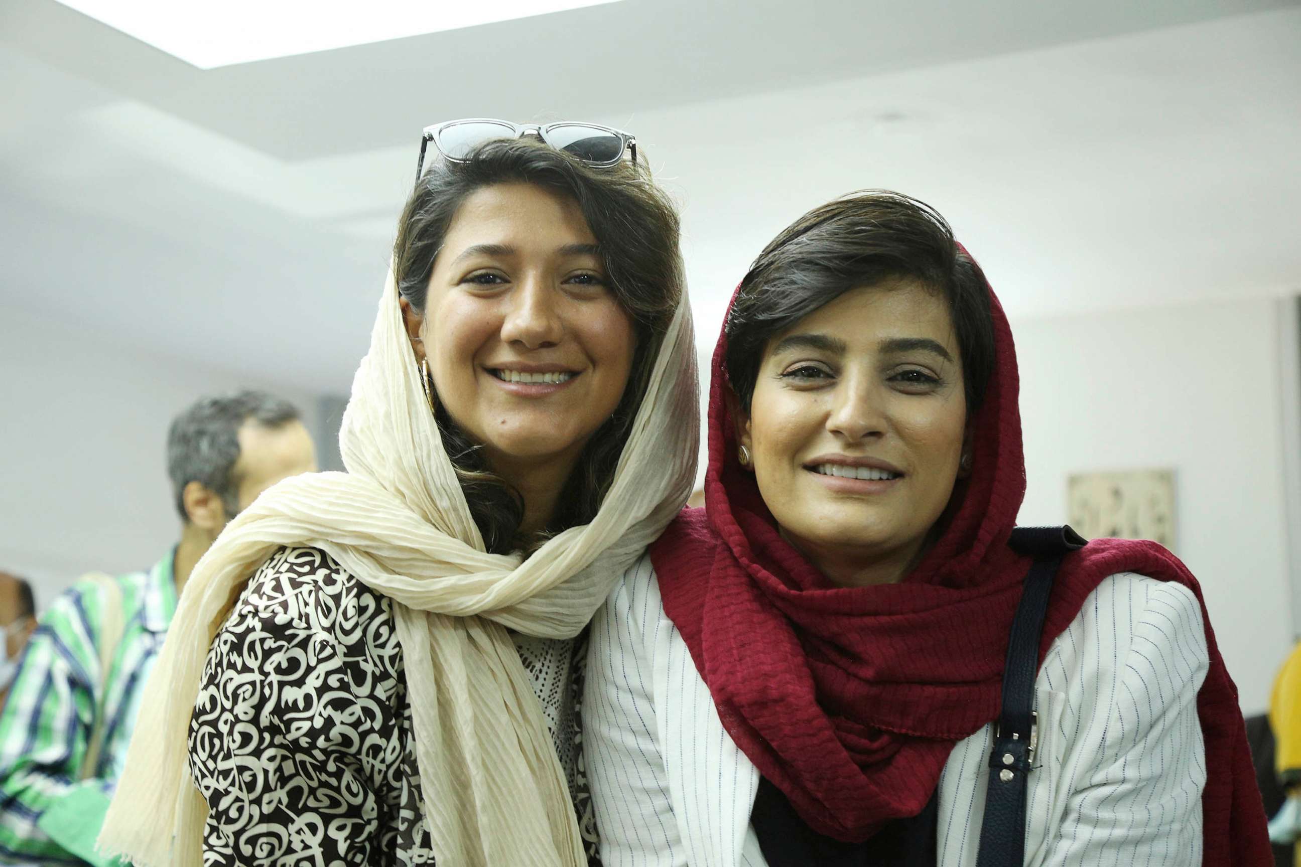 PHOTO: FILE - Journalists Nilufar Hamedi, left, and Elaheh Mohammadi. The women were among the first to report on the death of Amini, a Kurdish woman, which sparked a massive wave of protest in Iran.