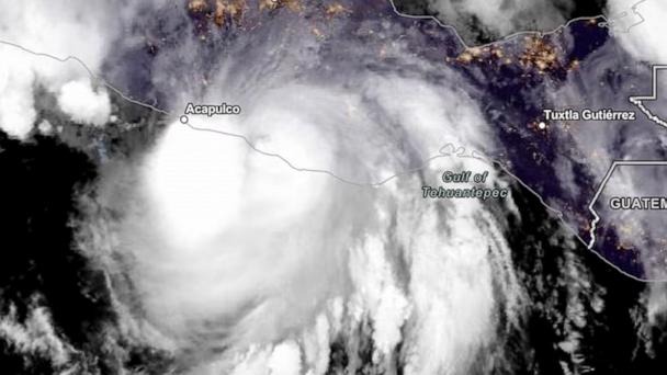 Hurricane Erick hits Mexico's Pacific Coast as a Category 3 storm