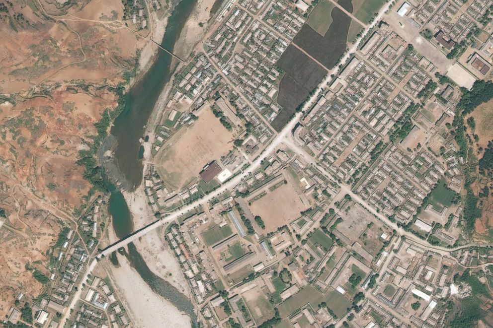 PHOTO: Satellite imagery of Yodok Concentration Camp, Camp 15, in North Korea, June 8, 2015.