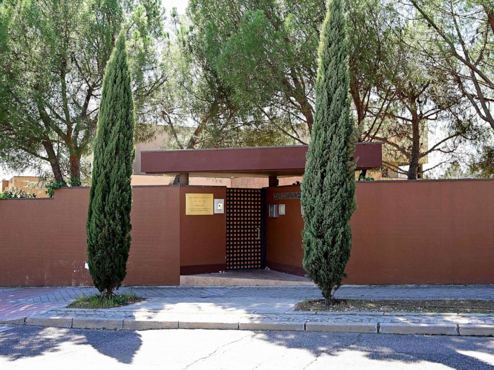 PHOTO: A picture shows the North Korean embassy in Madrid on March 28, 2019.