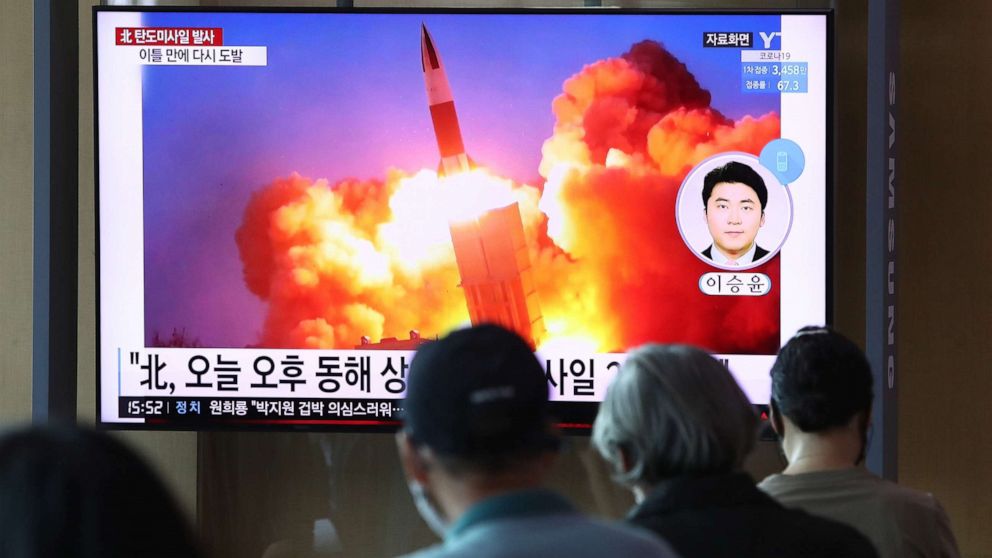 VIDEO: North Korea launched 2 short range ballistic missiles