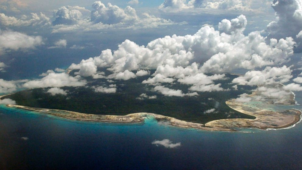 PHOTO: Clouds hang over the North Sentinel Island, in India's southeastern Andaman and Nicobar Islands, Nov. 14, 2005.