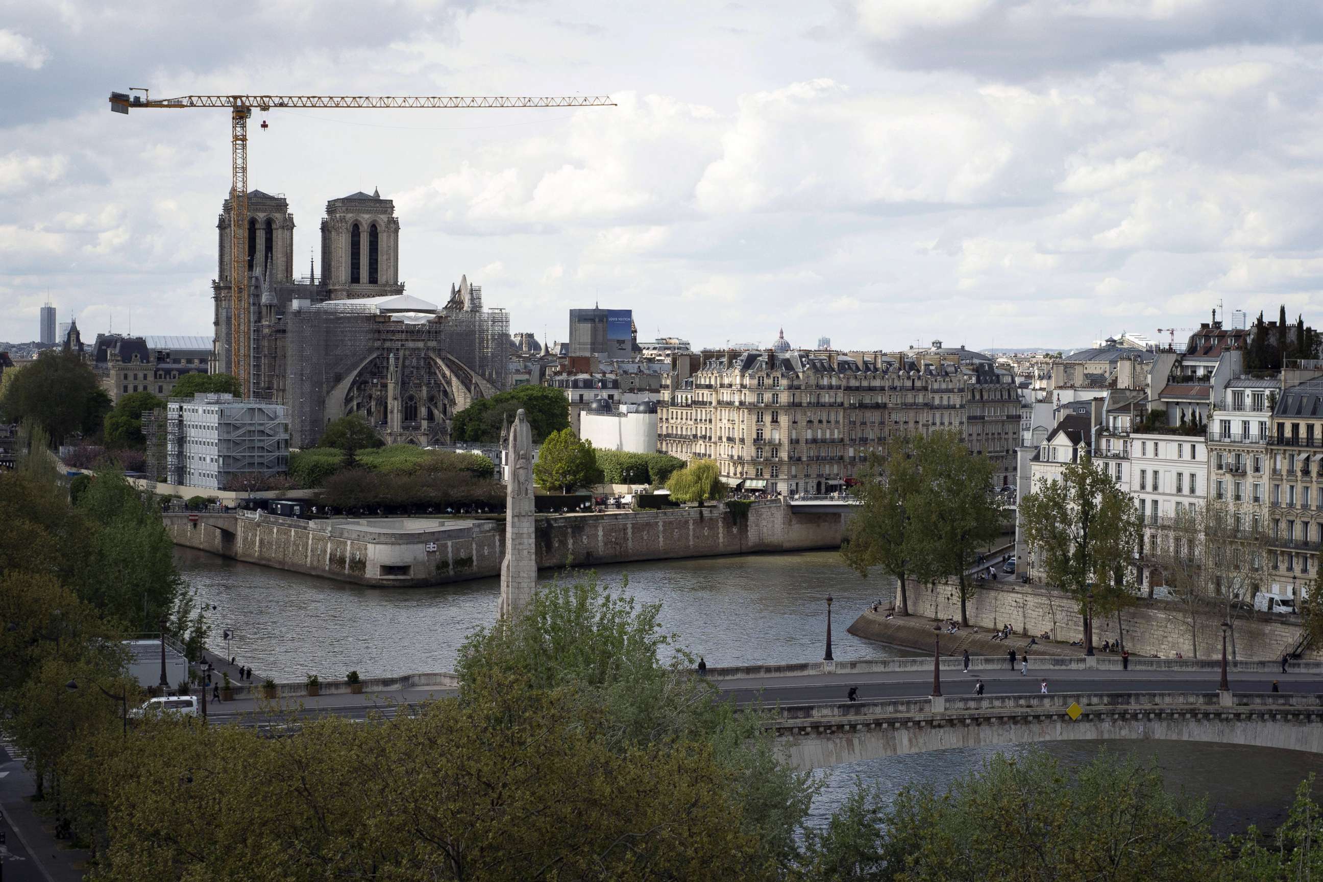 PHOTO: Notre-Dame Cathedral in Paris, on April 14, 2022.