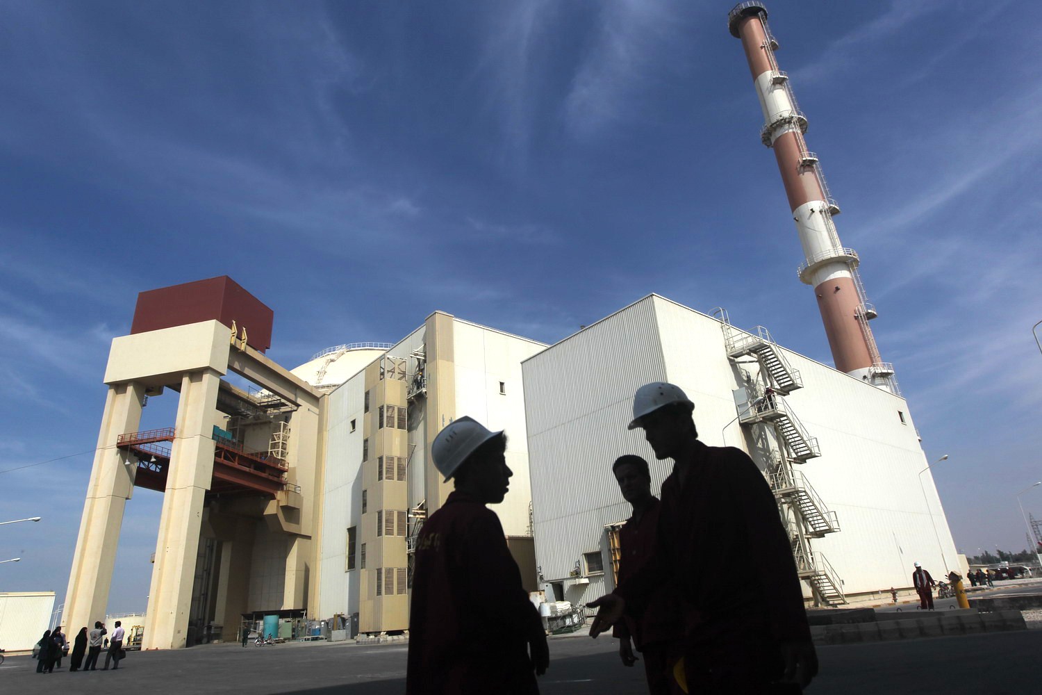 PHOTO: The reactor building at the Russian-built Bushehr nuclear power plant in southern Iran, Oct. 26, 2010.