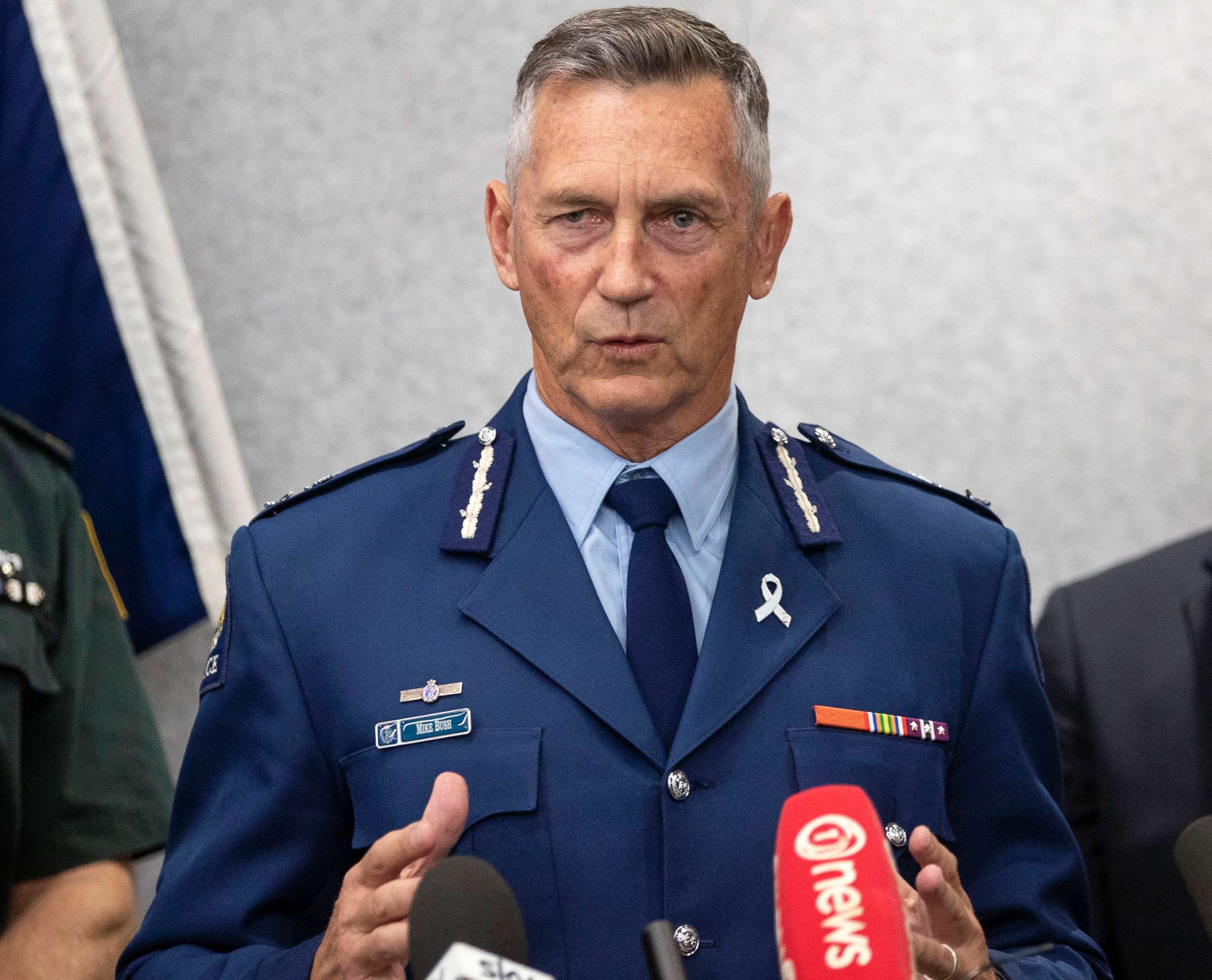 PHOTO: New Zealand Police Commissioner Mike Bush addresses a press conference in Christchurch, New Zealand, March 16, 2019. 