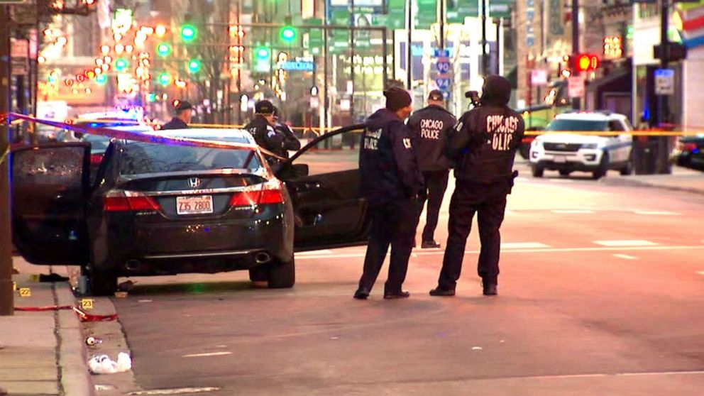 PHOTO: An off-duty Chicago police officer was shot and killed while sitting in a vehicle, March 23, 2019.