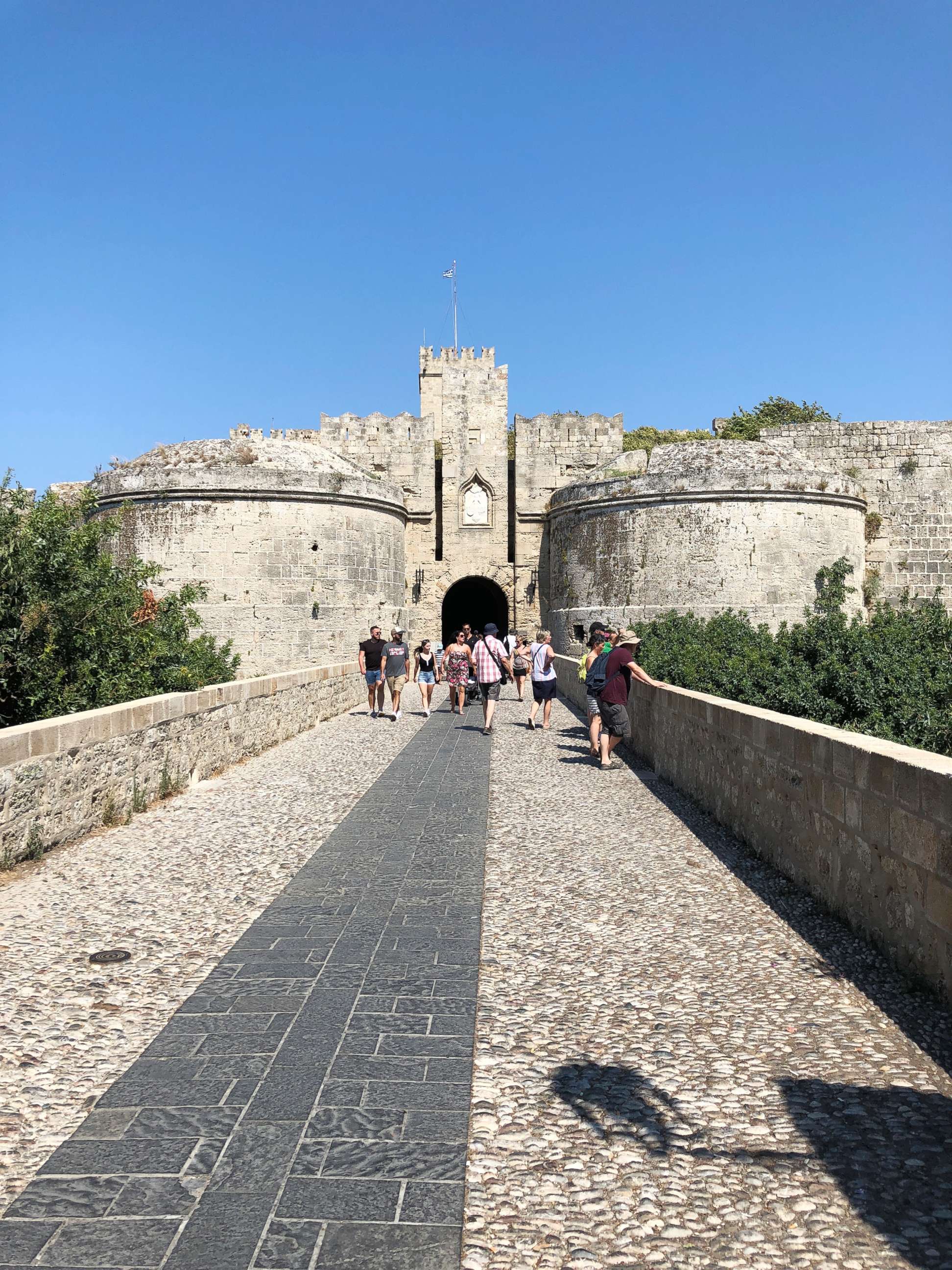 PHOTO: An entrance to the Medieval Old Town on the island of Rhodes, Greece