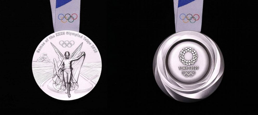 PHOTO: The official medal designs for the 2020 Olympics in Tokyo have been unveiled.