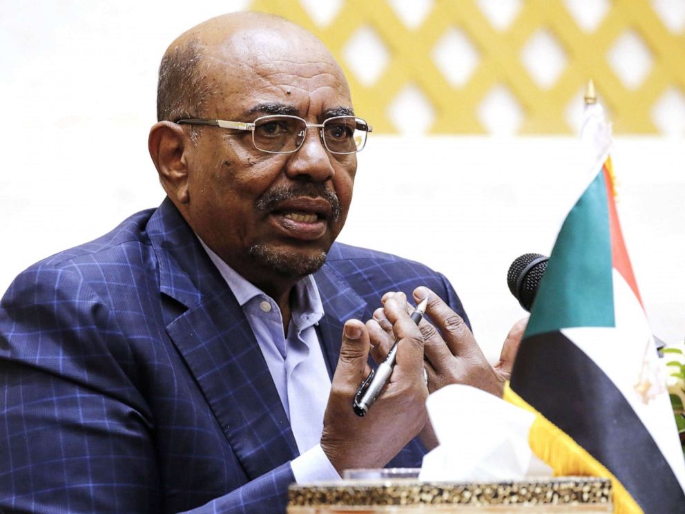 PHOTO: In this file photo taken on March 02, 2017, Sudanese President Omar al-Bashir gives a press conference at the presidential palace in the capital Khartoum.