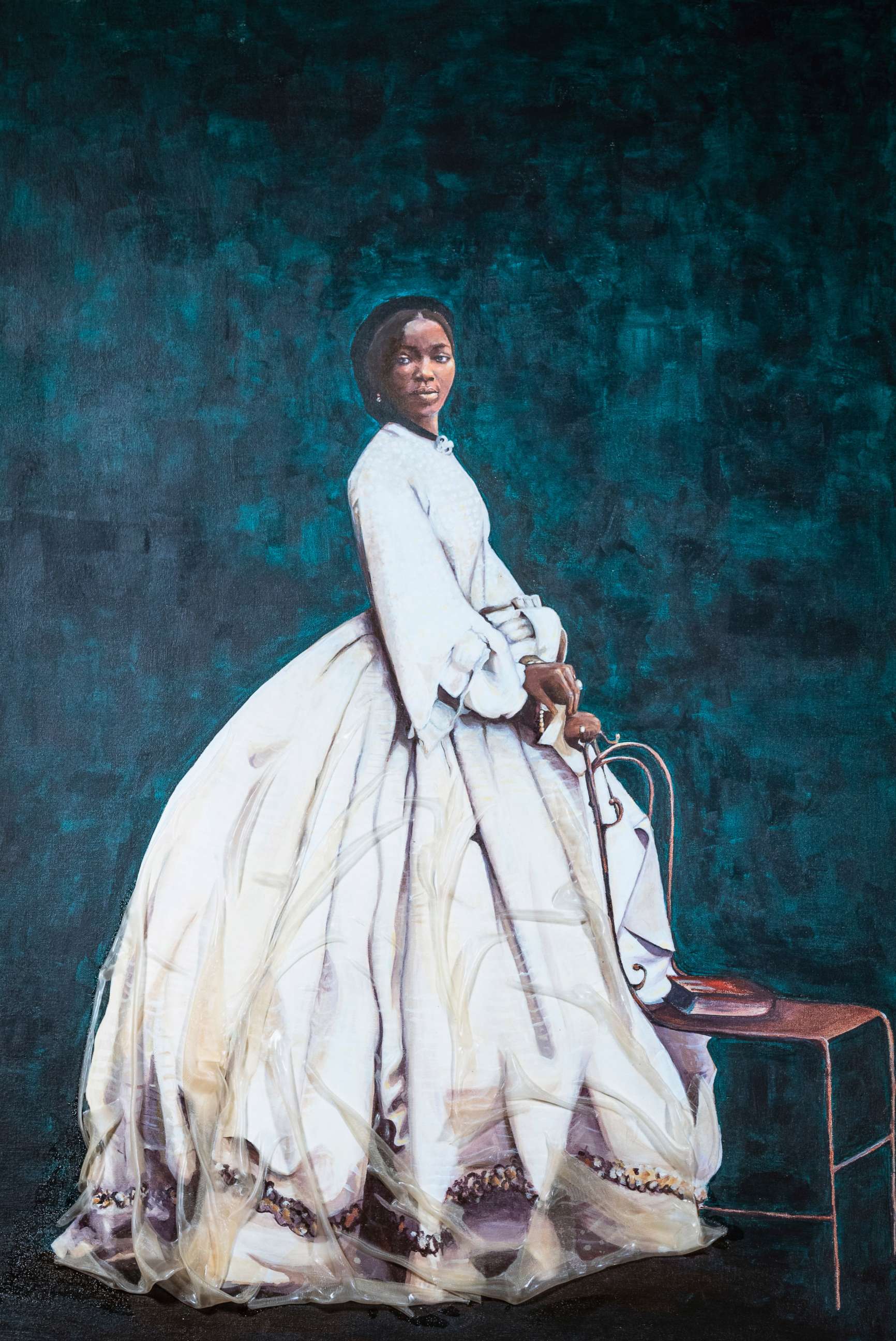 PHOTO:English Heritage has today unveiled a new portrait of Sarah Forbes Bonetta, Queen Victoria's African goddaughter, at Osborne, the nineteenth century monarch's seaside home on the Isle of Wight.