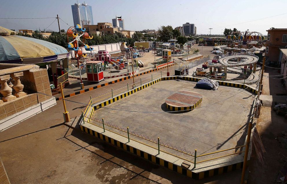 PHOTO: A view of a deserted public park after authorities closed them to fight against the spread of the COVID-19, in Karachi, Pakistan, March 17, 2020.