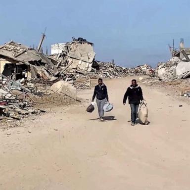 Thousands of Palestinians are returning home after the ceasefire and hostage agreement between Israel and Hamas. Many are returning to discover their homes and neighborhoods completely destroyed.