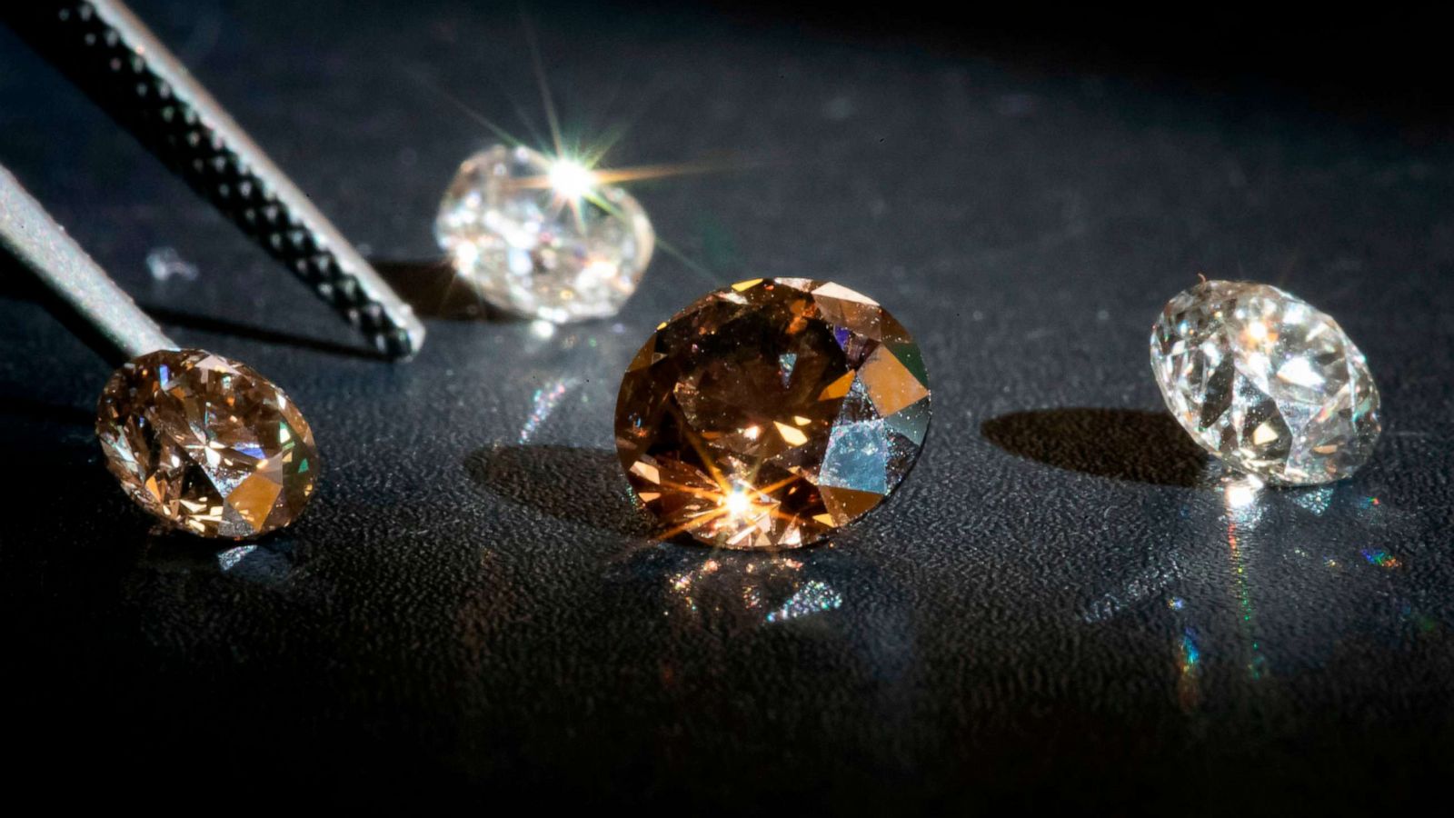 Economical Pick Large Uncut Diamond Stone In A Natural State Within A Mine  Concept, real life pictures of raw diamonds in rock