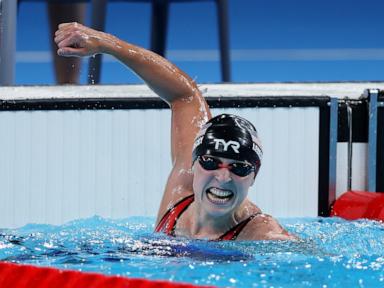 Katie Ledecky adds another gold to her collection, her 12th Olympic medal