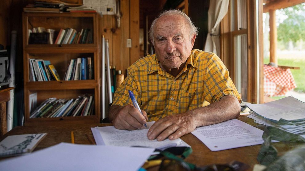 PHOTO: Patagonia founder Yvon Chouinard is shown at home in Wyoming.
