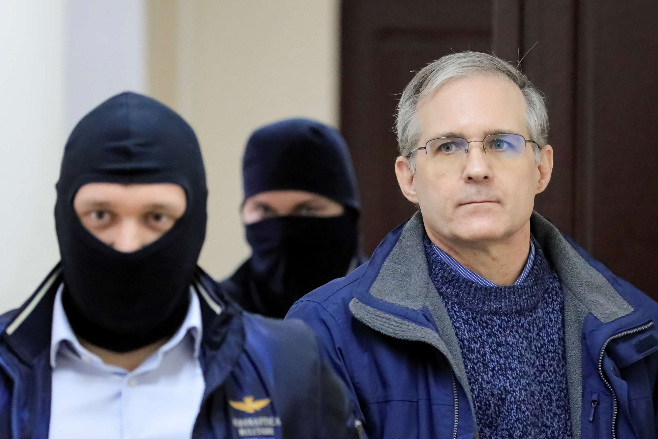 PHOTO: Former U.S. Marine PaulÂ Whelan, who was detained and accused of espionage, is escorted inside a court building in Moscow, Oct. 24, 2019.