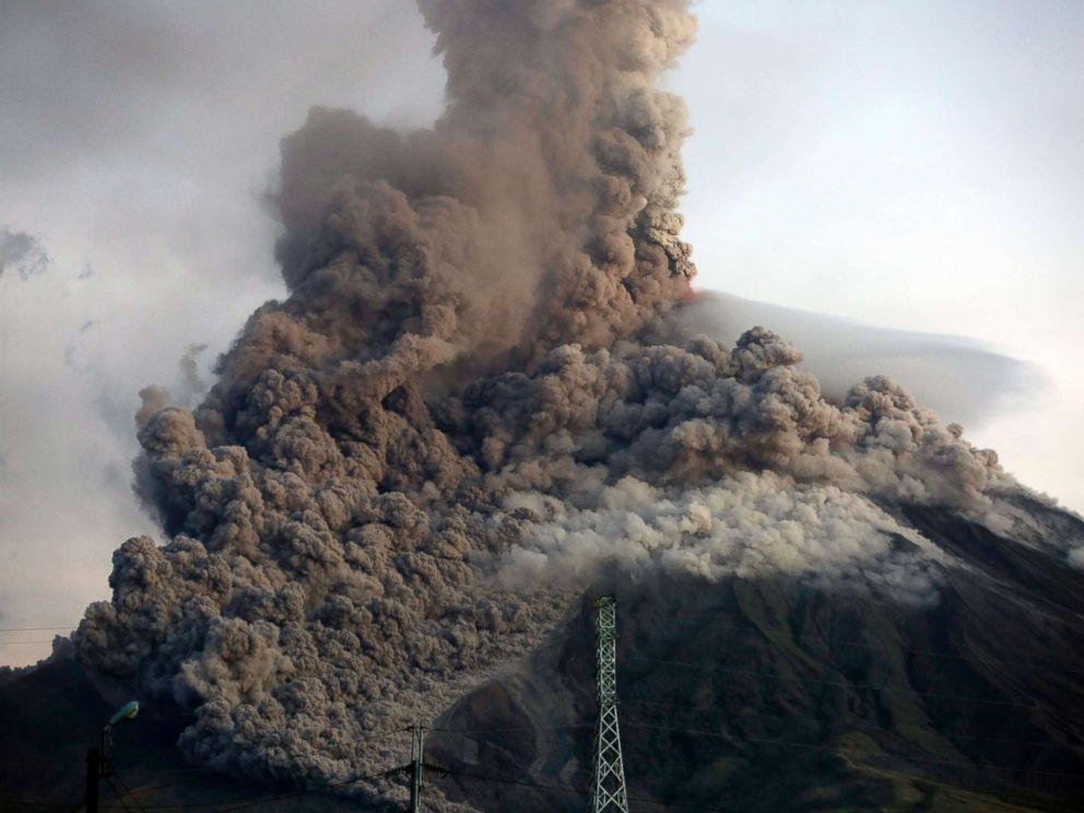 recent volcano eruption