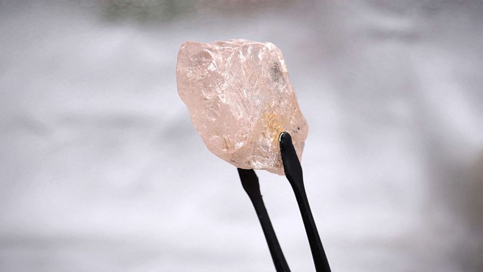 This rare pink diamond may be the largest found in 300 years
