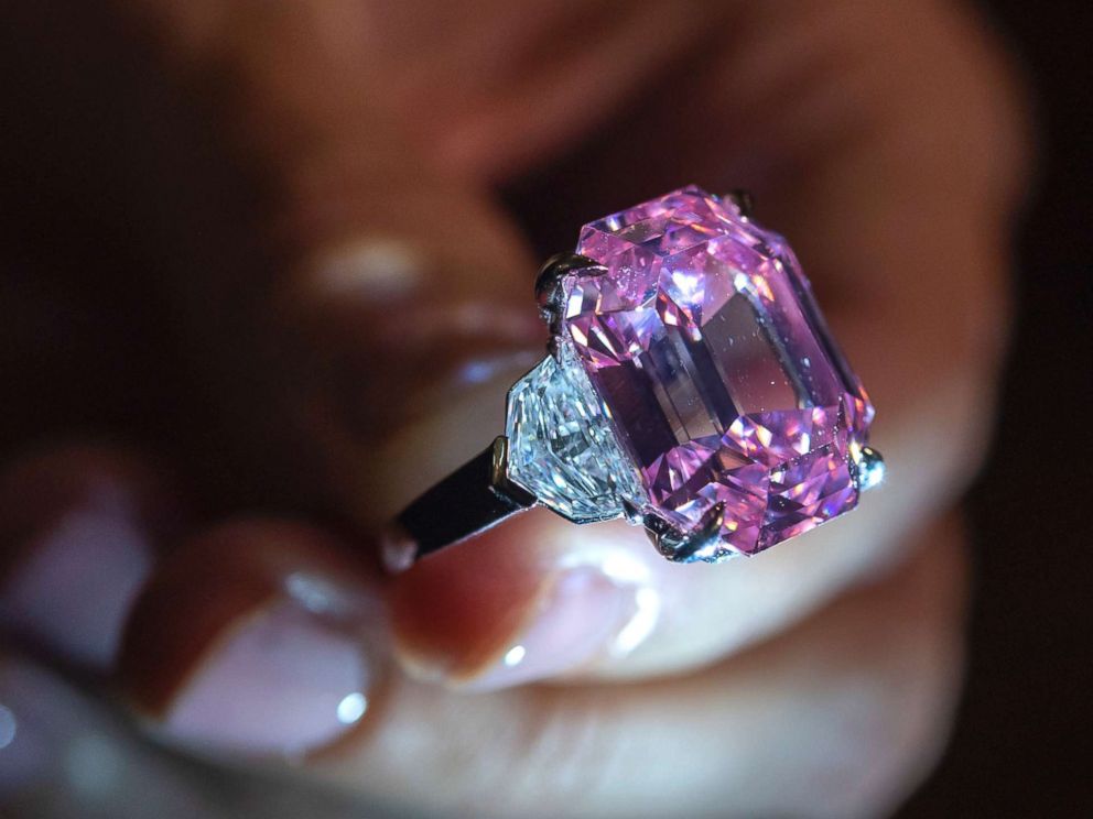 9 carat pink diamond