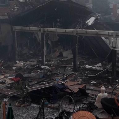 The plane went down in a popular shopping area in Gramado, in the country’s southern region.