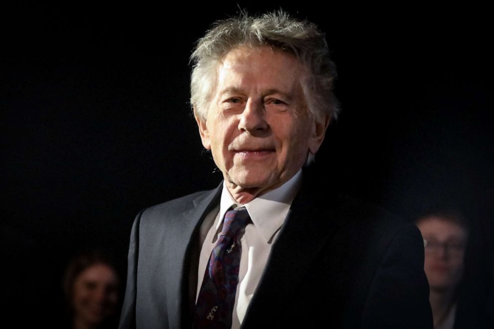 PHOTO: Roman Polanski receives a 'Zloty Glan' award before a screening of his lates movie 'An Officer and a Spy' during Cinergia Film Festival in Lodz, Poland on Nov. 29, 2019.