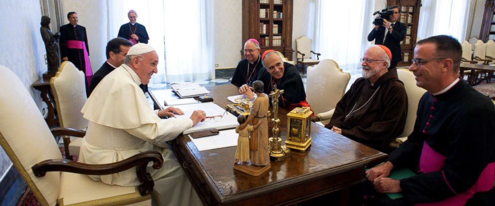 Pope Meets With Top Us Catholic Church Clergy In Lengthy