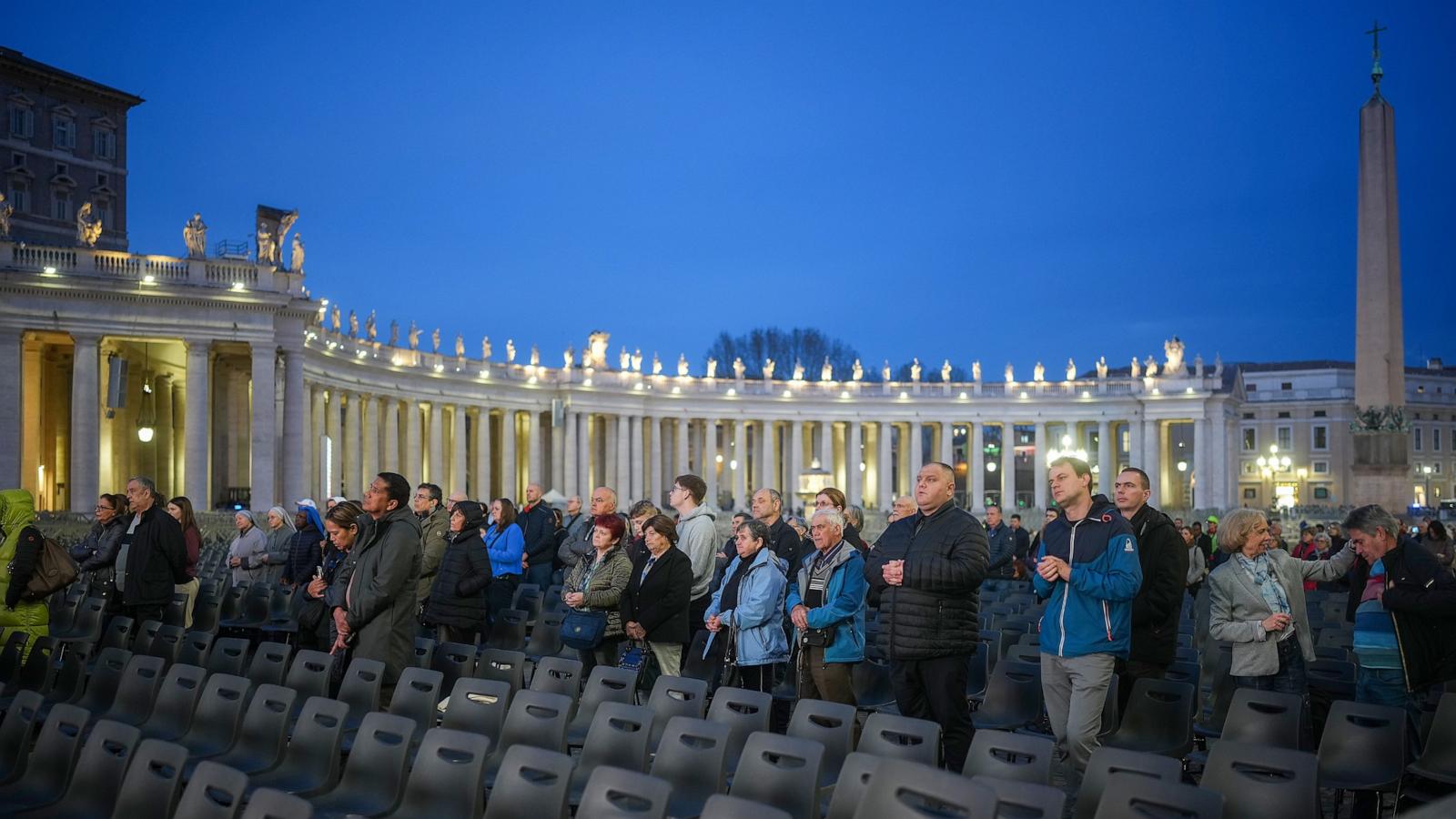 Pope begins 27th day in hospital after resting peacefully overnight