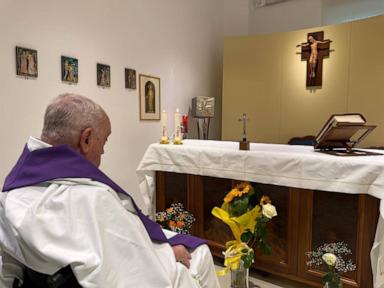 Vatican releases first photo of Pope Francis since his hospitalization