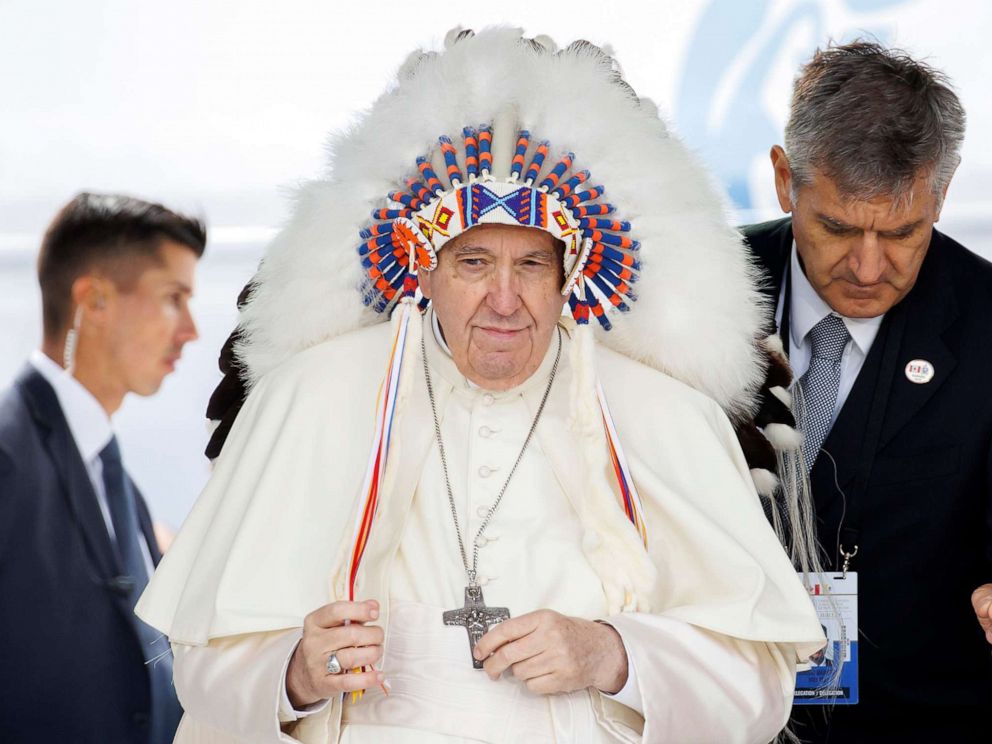 Pope Francis apologizes to Indigenous community in Canada over church's role in abuse ABC News