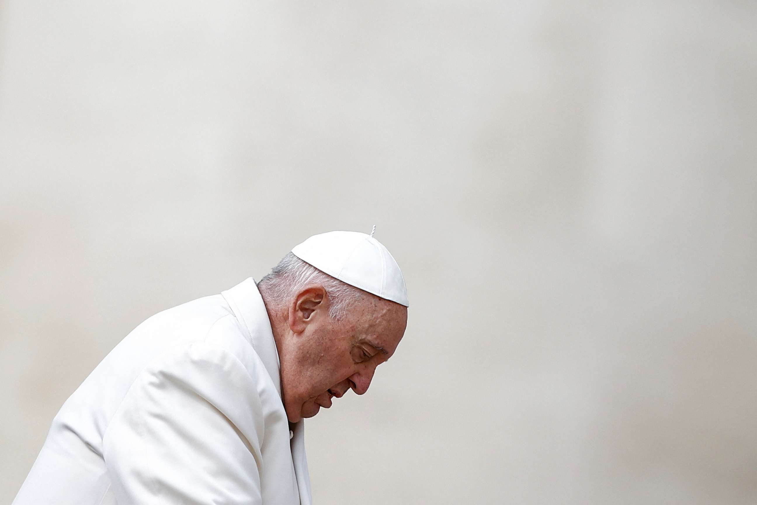 PHOTO: Pope Francis attends the weekly general audience in St. Peter's Square at the Vatican, March 29, 2023.