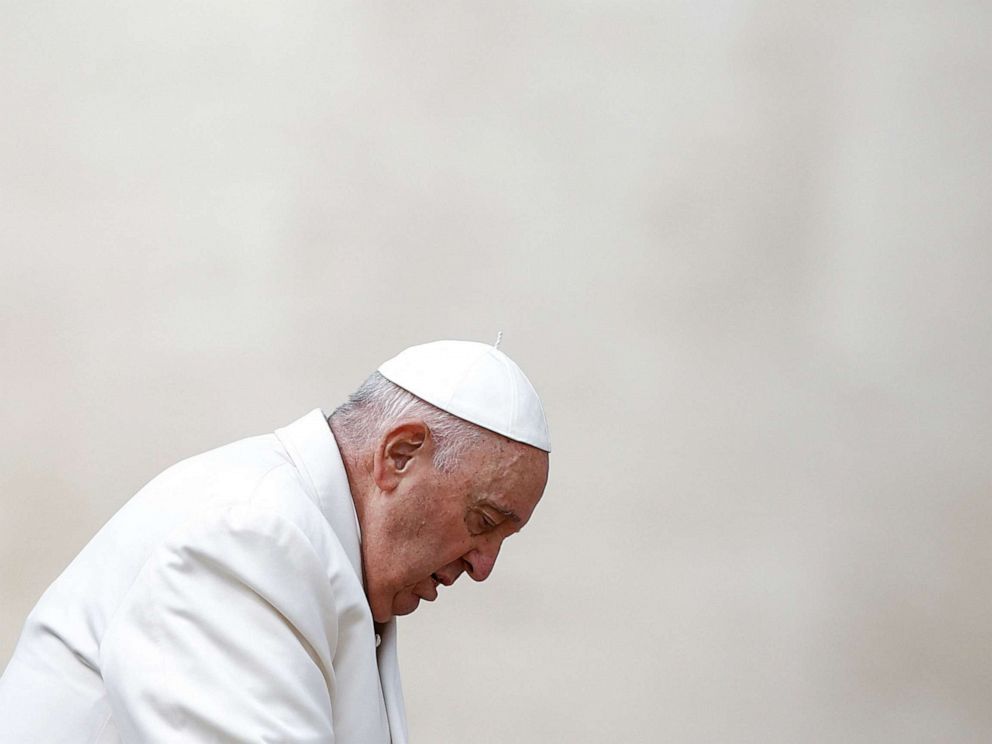 PHOTO: Pope Francis attends the weekly general audience in St. Peters Square at the Vatican, March 29, 2023.