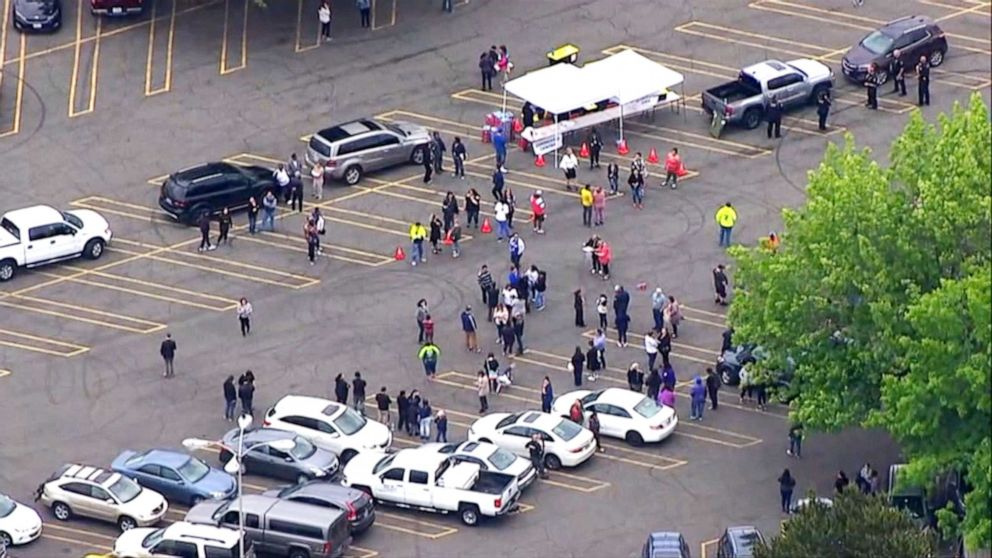 PHOTO: Officers responded to a call regarding a man armed with a gun near Parkrose High School, Portland, Ore.