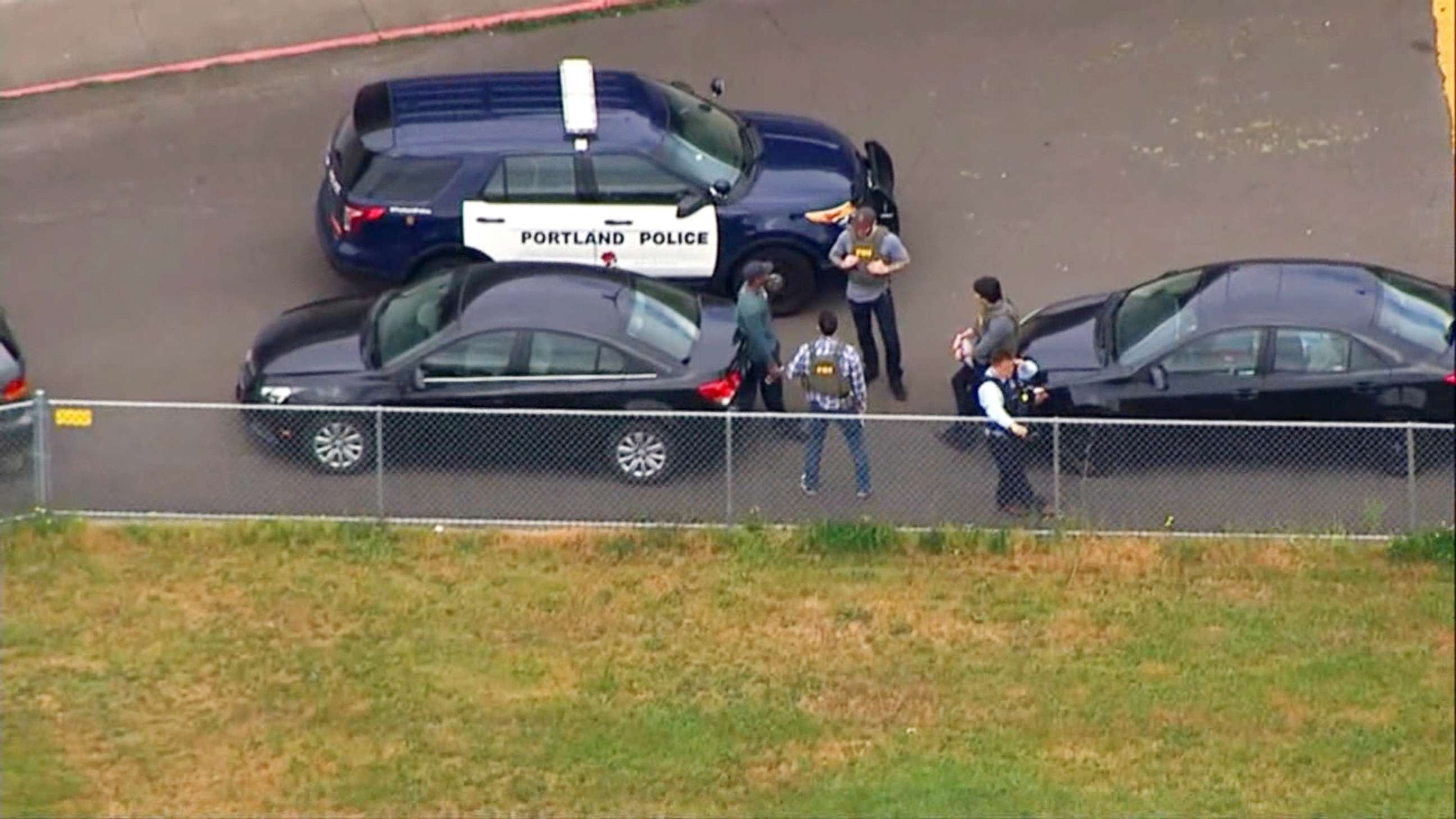 PHOTO: Officers responded to a call regarding a man armed with a gun near Parkrose High School, Portland, Ore.