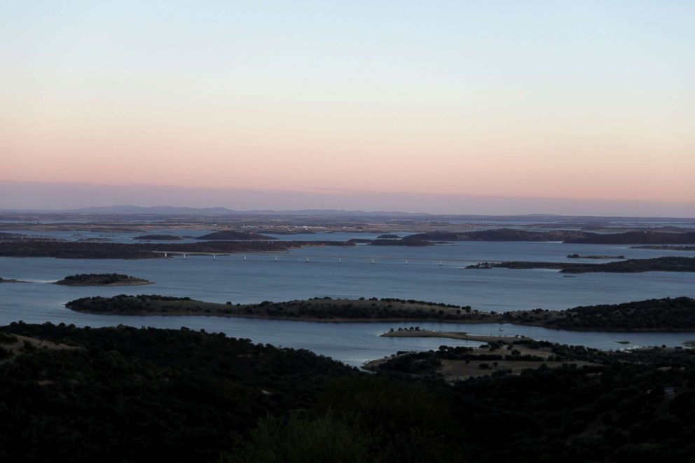PHOTO: A view of the Alqueva reservoir near Monsaraz, Portugal, Aug. 8, 2018.