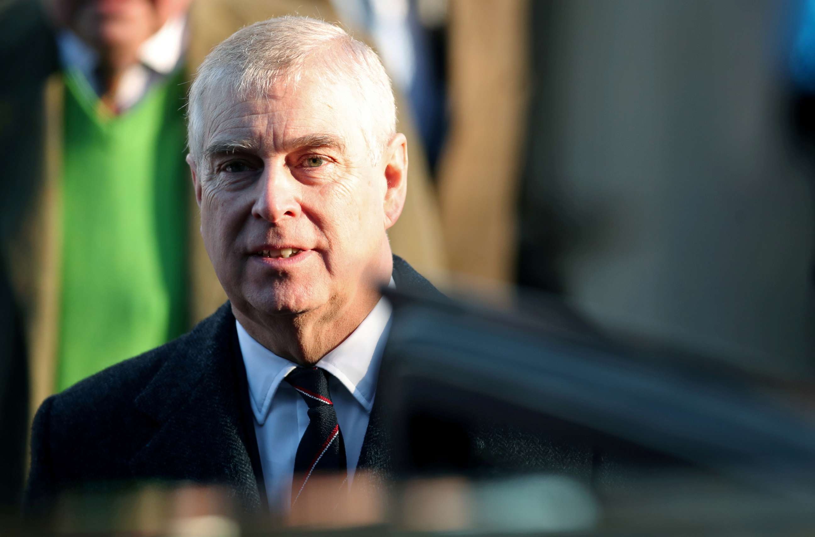 FILE PHOTO: Britain's Prince Andrew leaves St. Mary the Virgin church in Hillington, near royal Sandringham estate, in Norfolk, Britain January 19, 2020. REUTERS/Chris Radburn/File Photo