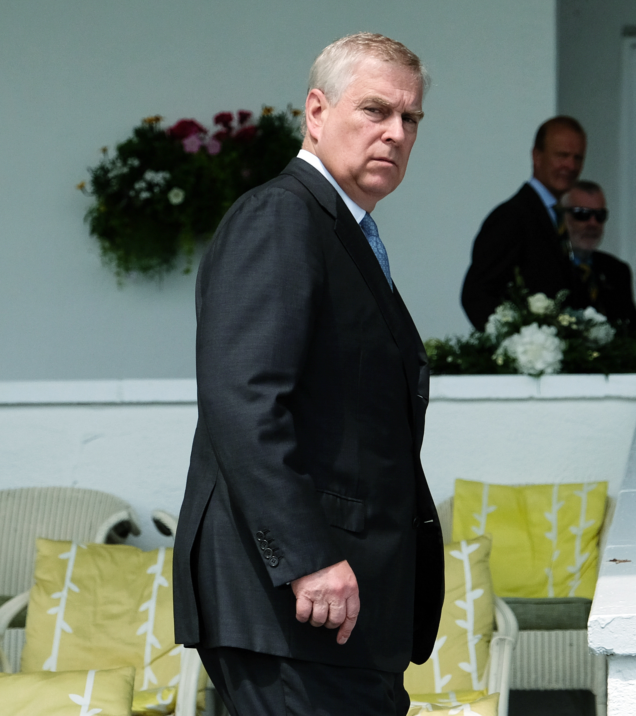 PHOTO: Prince Andrew, Duke of York attends an agricultural event on July 11, 2019, in Harrogate, England.