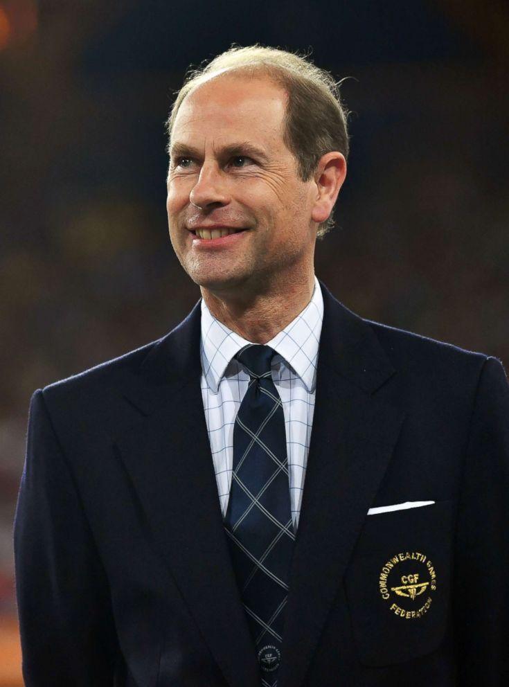 PHOTO: Prince Edward, Earl of Wessex looks on during the medal ceremony for the Women's 400 meters during athletics on day eight of the Gold Coast 2018 Commonwealth Games at Carrara Stadium on April 12, 2018 on the Gold Coast, Australia.