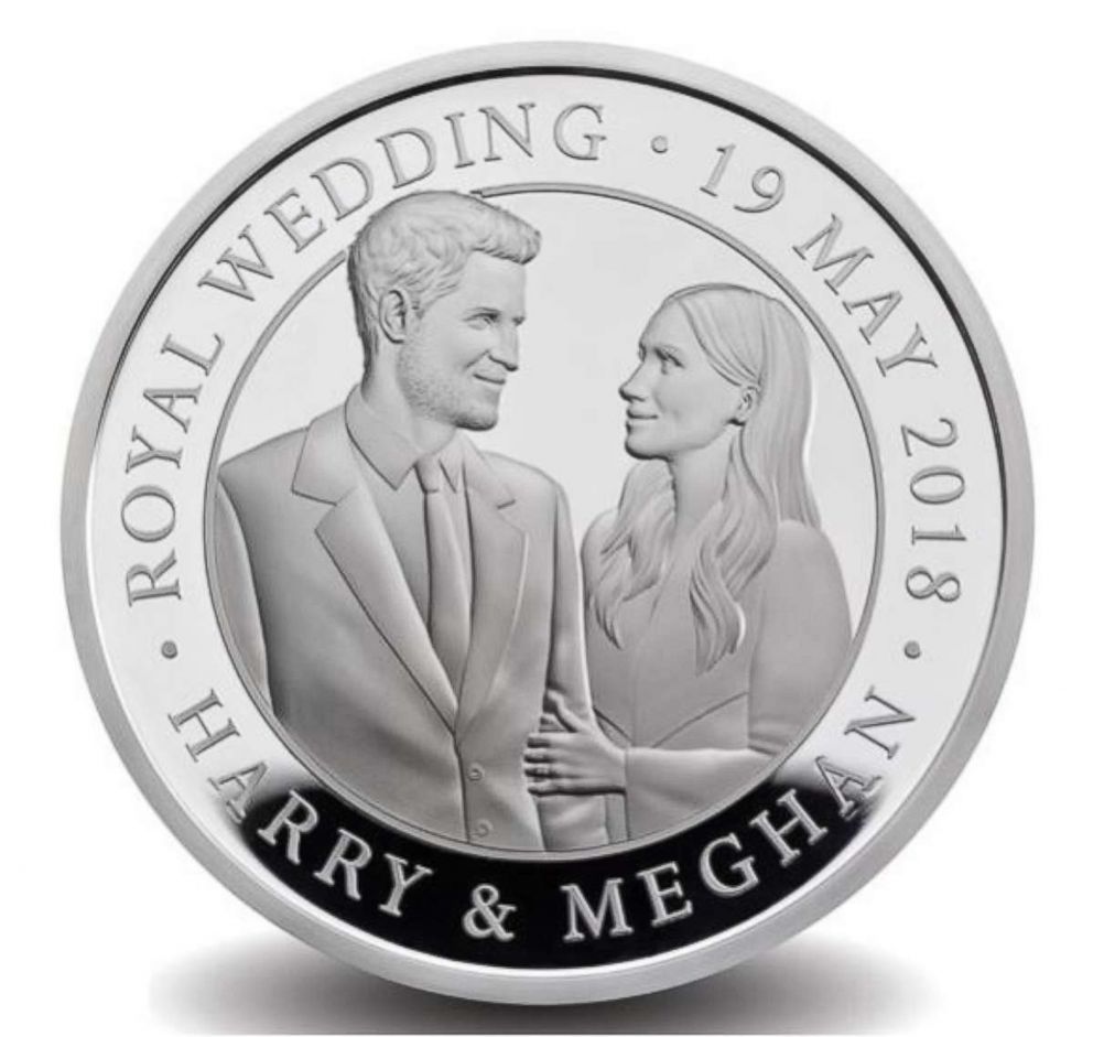 PHOTO: The Royal Mint is delighted to release this special commemorative coin marking the royal wedding between Prince Harry and Meghan Markle.