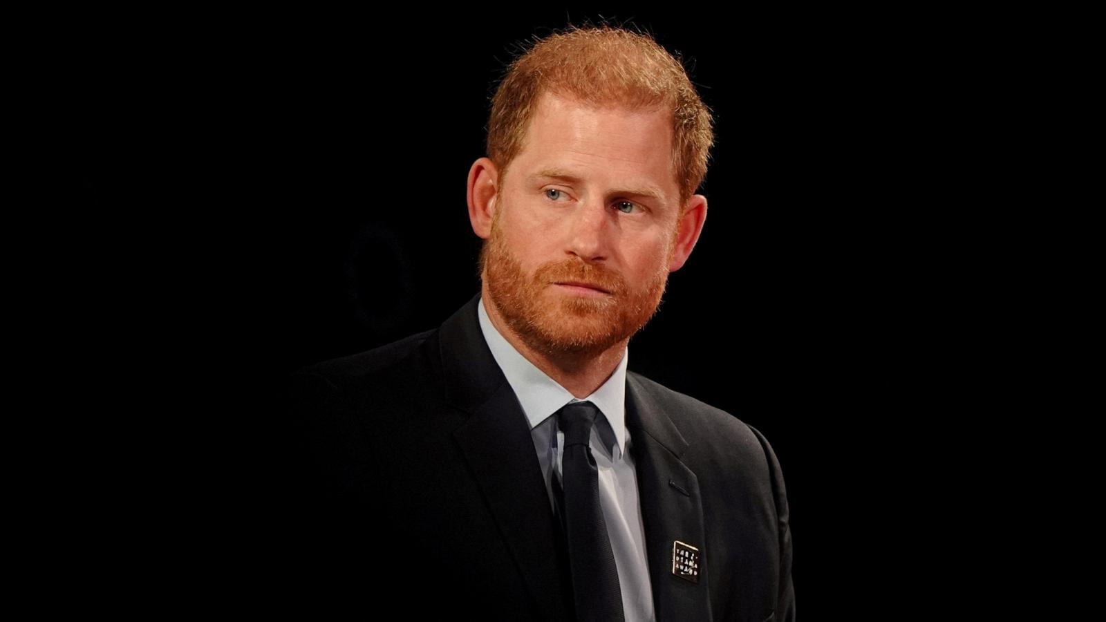 PHOTO: In this file photo, Prince Harry, Duke of Sussex, looks on during a panel in New York City, Sept. 23, 2024.