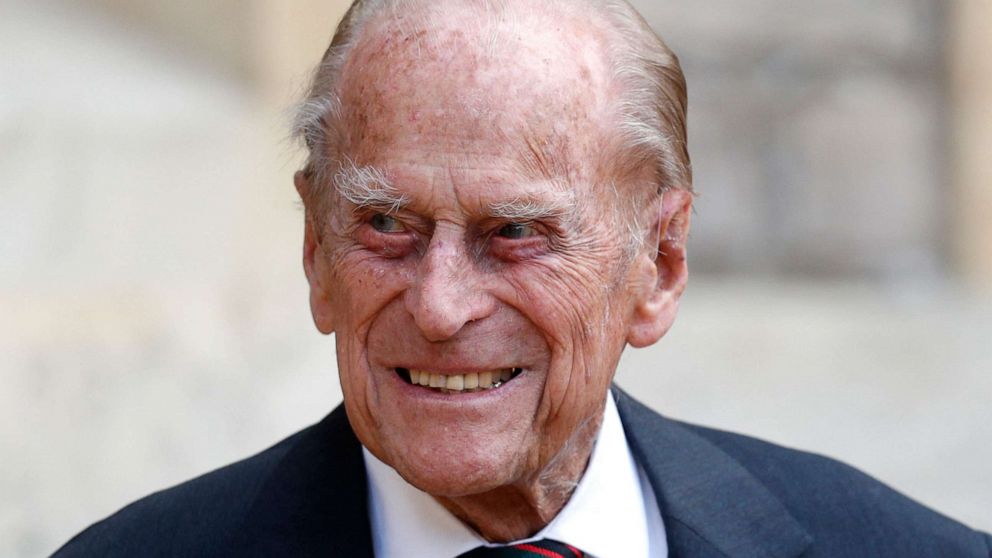 PHOTO: Britain's Prince Philip, the Duke of Edinburgh, takes part in the transfer of the Colonel-in-Chief of The Rifles at Windsor Castle in Windsor, England, on July 22, 2020.