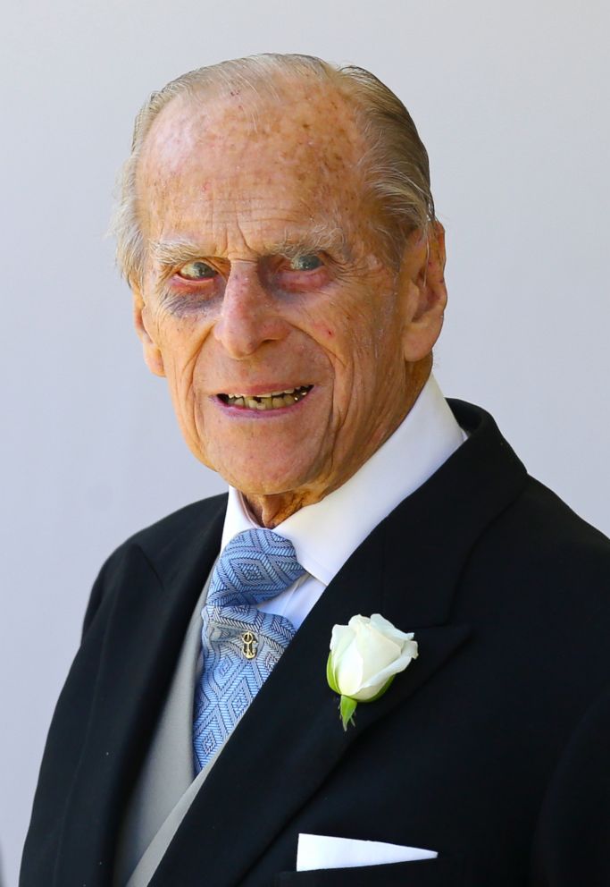 PHOTO: Prince Philip, Duke of Edinburgh leaves St. George's Chapel at Windsor Castle after the wedding of Prince Harry to Meghan Markle on May 19, 2018 in Windsor, England.