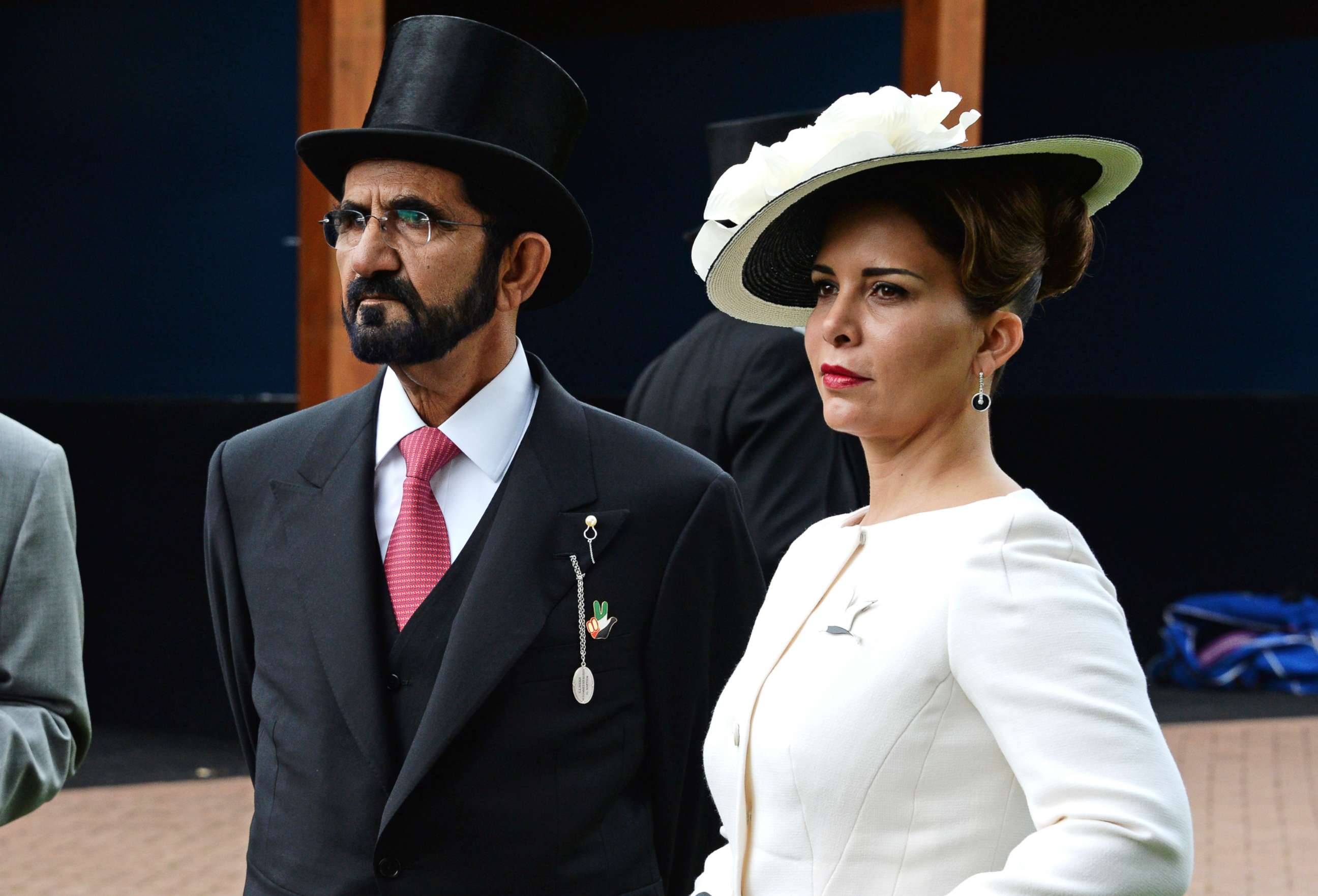 PHOTO: Sheikh Mohammed bin Rashid Al Maktoum, left, and Princess Haya bint Al Hussein attend an event in London, June 4, 2016.