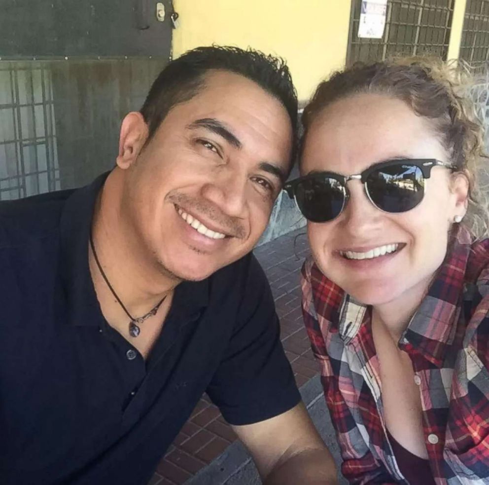 PHOTO: Political prisoner Edwin Espinal married human rights activist Karen Spring in a prison in  Honduras, Oct. 18, 2018. 