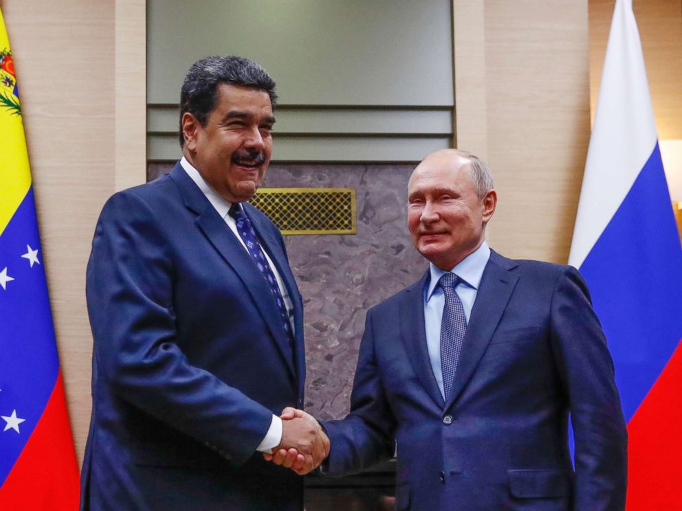 Putin hosts Venezuela's president, with aid to regime on agenda: Kremlin - ABC News