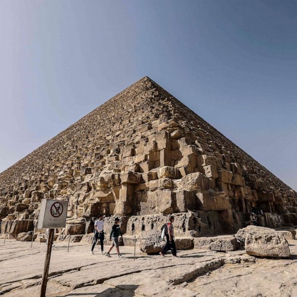 Egypt unveils hidden tunnel inside Great Pyramid of Giza - ABC News