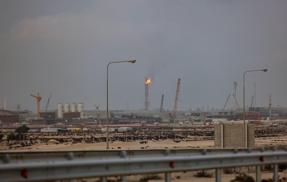 PHOTO: A picture of Qatar Energy's operating facilities on March 3, 2026 in Ras Laffan Industrial City, Qatar.