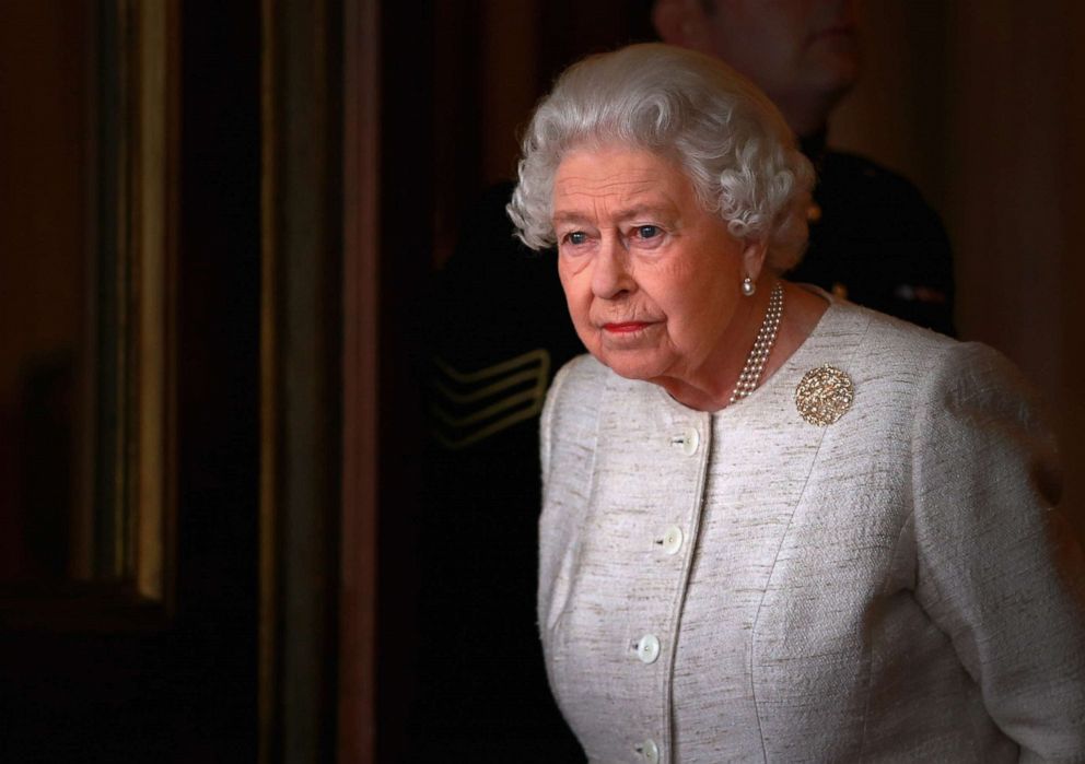 PHOTO: Queen Elizabeth II at Buckingham Palace.