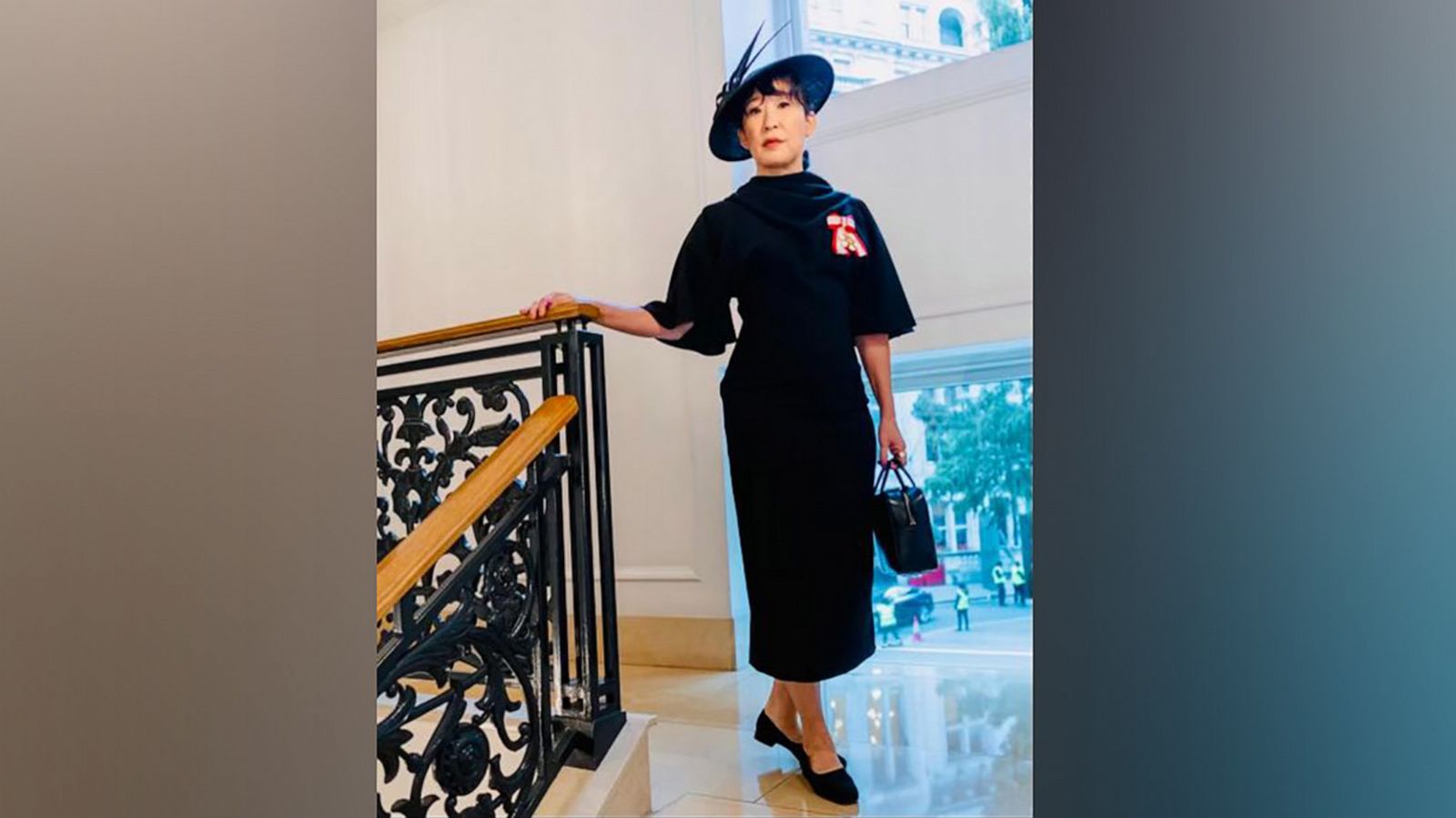 PHOTO: Sadra Oh is pictured in Westminster Abbey, on Sept. 19, 2022, in London, in an image she posted to Instagram. Oh attended Queen Elizabeth II's funeral, representing Canada as a member of the Order of Canada & Valour.